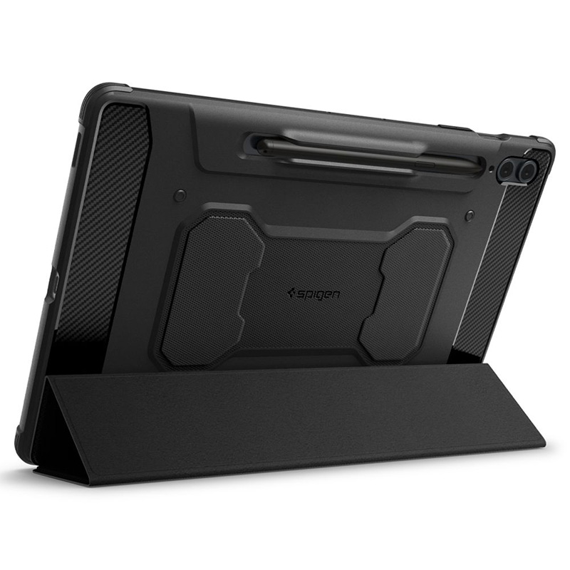 Spigen Rugged Armor Pro - Etui do Samsung Galaxy Tab S9 FE+ 12.4" (Czarny)