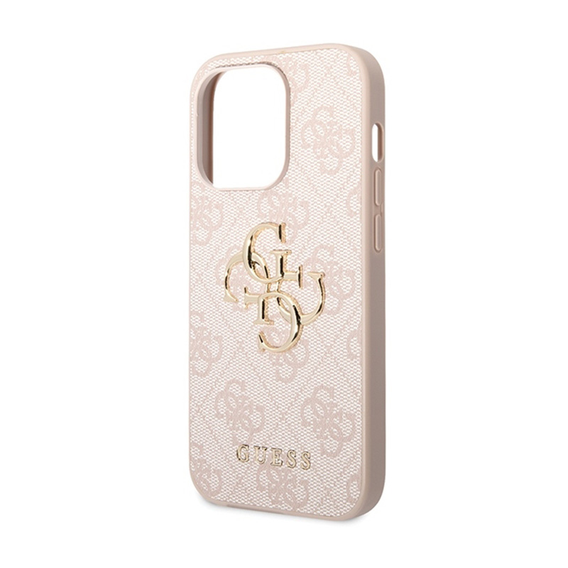 Guess 4G Big Metal Logo - Etui iPhone 15 Pro Max (różowy)