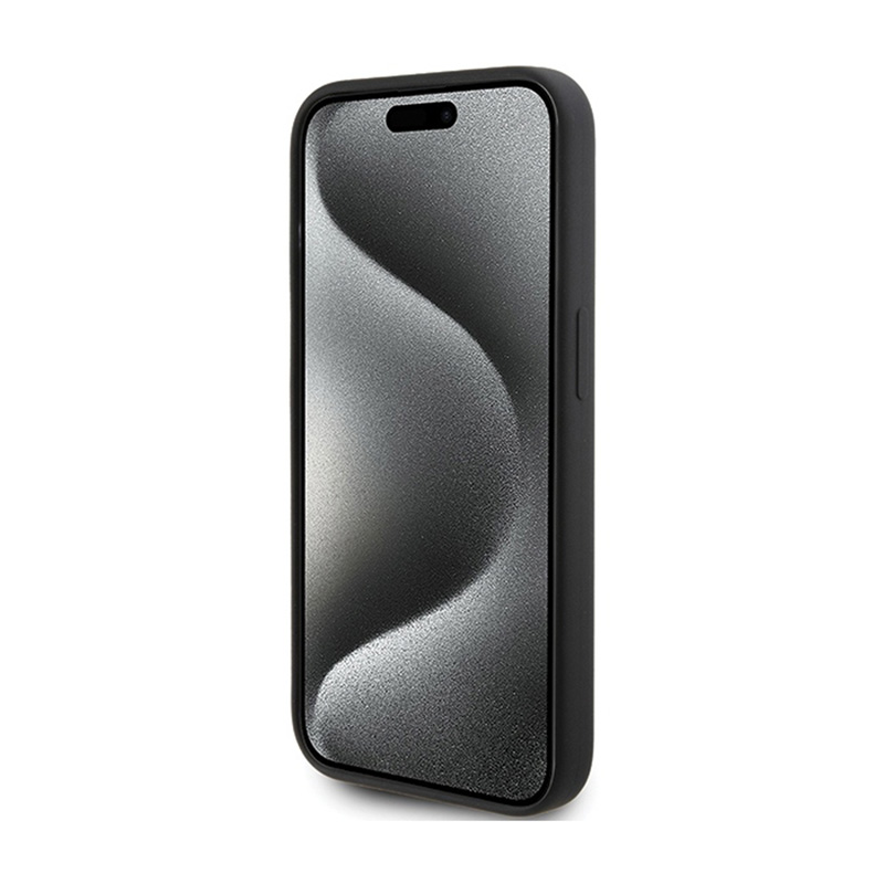 Karl Lagerfeld Silicone Karl Script - Etui iPhone 15 Pro Max (czarny)