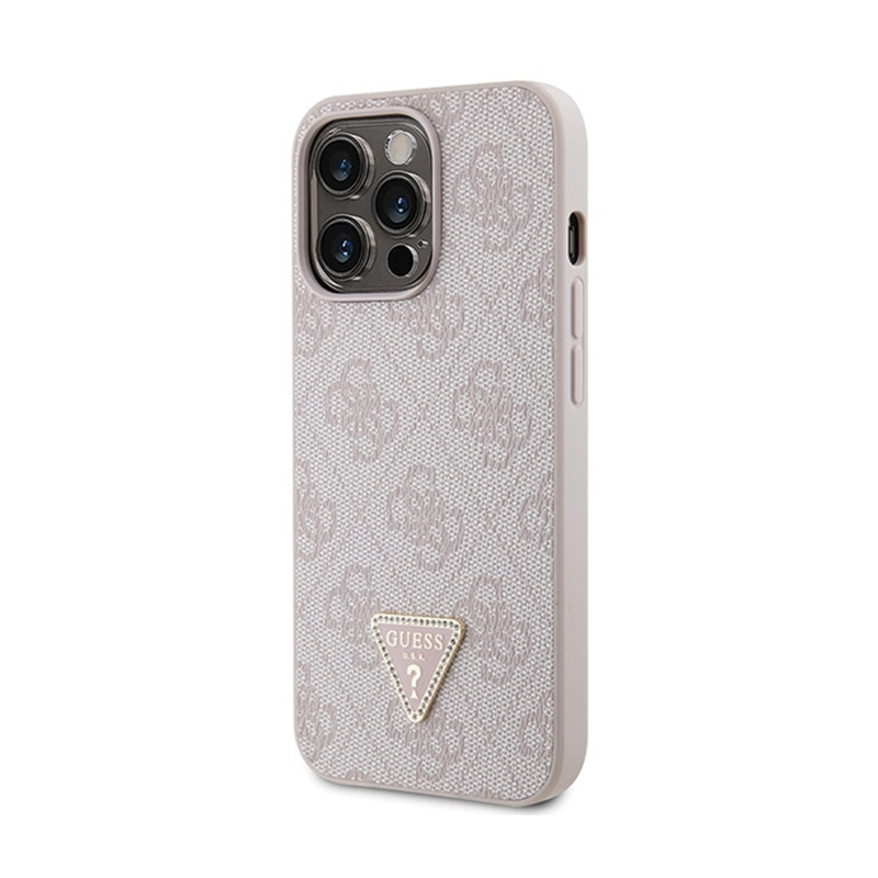 Guess Crossbody 4G Metal Logo - Etui iPhone 13 Pro (różowy)