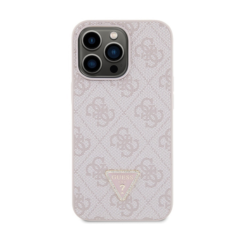 Guess Crossbody 4G Metal Logo - Etui iPhone 13 Pro (różowy)