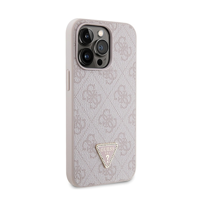 Guess Crossbody 4G Metal Logo - Etui iPhone 13 Pro (różowy)