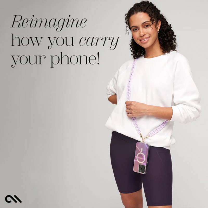 Case-Mate Phone Crossbody Chain – Smycz / Łańcuszek na ramię do telefonu (Lavender)