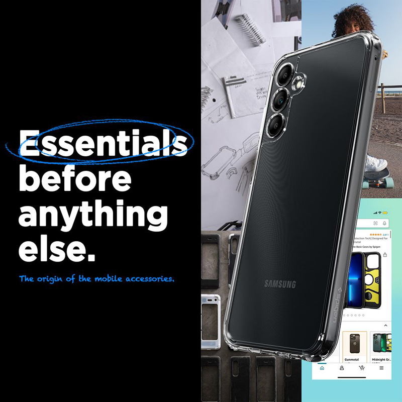 Spigen Ultra Hybrid - Etui do Samsung Galaxy A15 4G/5G (Przezroczysty)