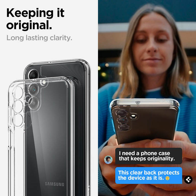 Spigen Ultra Hybrid - Etui do Samsung Galaxy A15 4G/5G (Przezroczysty)