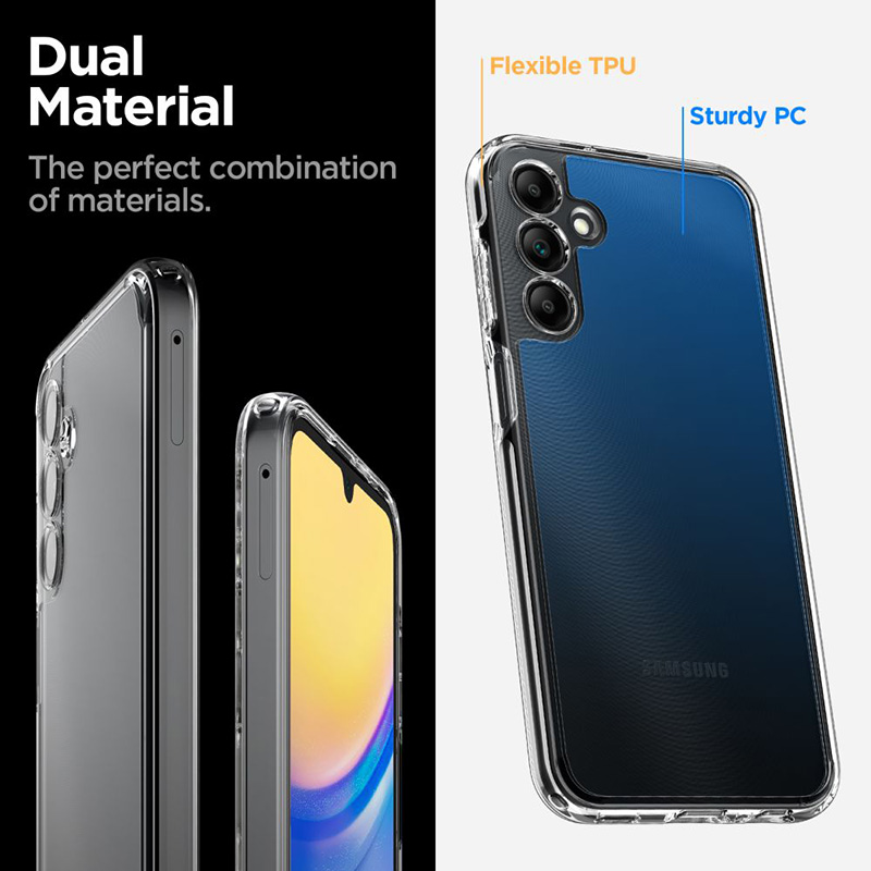 Spigen Ultra Hybrid - Etui do Samsung Galaxy A15 4G/5G (Przezroczysty)