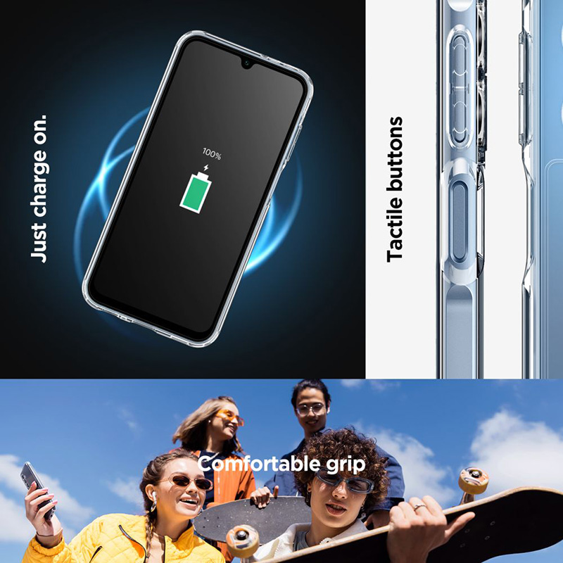 Spigen Ultra Hybrid - Etui do Samsung Galaxy A15 4G/5G (Przezroczysty)