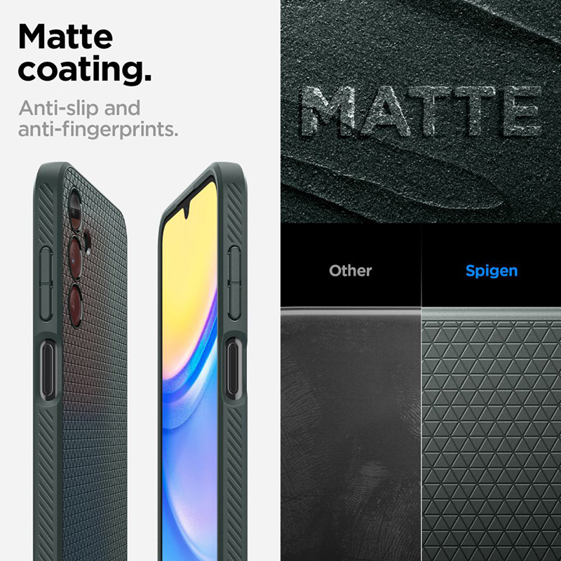 Spigen Liquid Air - Etui do Samsung Galaxy A15 4G/5G (Abyss Green)