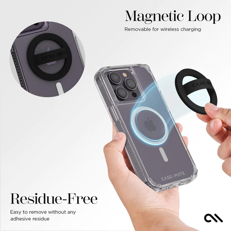 Case-Mate Magnetic Loop Grip - Uchwyt MagSafe na palec (Black)