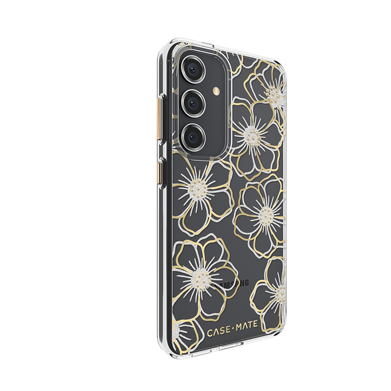 Case-Mate Floral Gems - Etui Samsung Galaxy S24 (Gold)