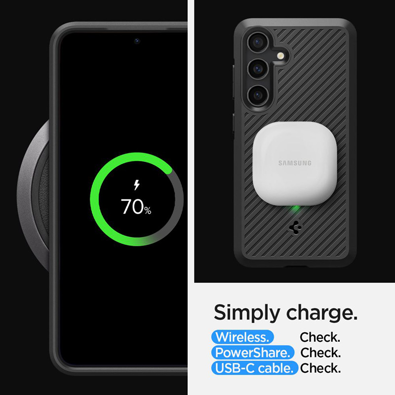 Spigen Core Armor - Etui do Samsung Galaxy S24 (Matte Black)
