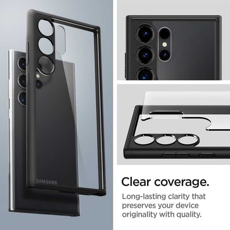 Spigen Ultra Hybrid - Etui do Samsung Galaxy S24 Ultra (Matte Black)