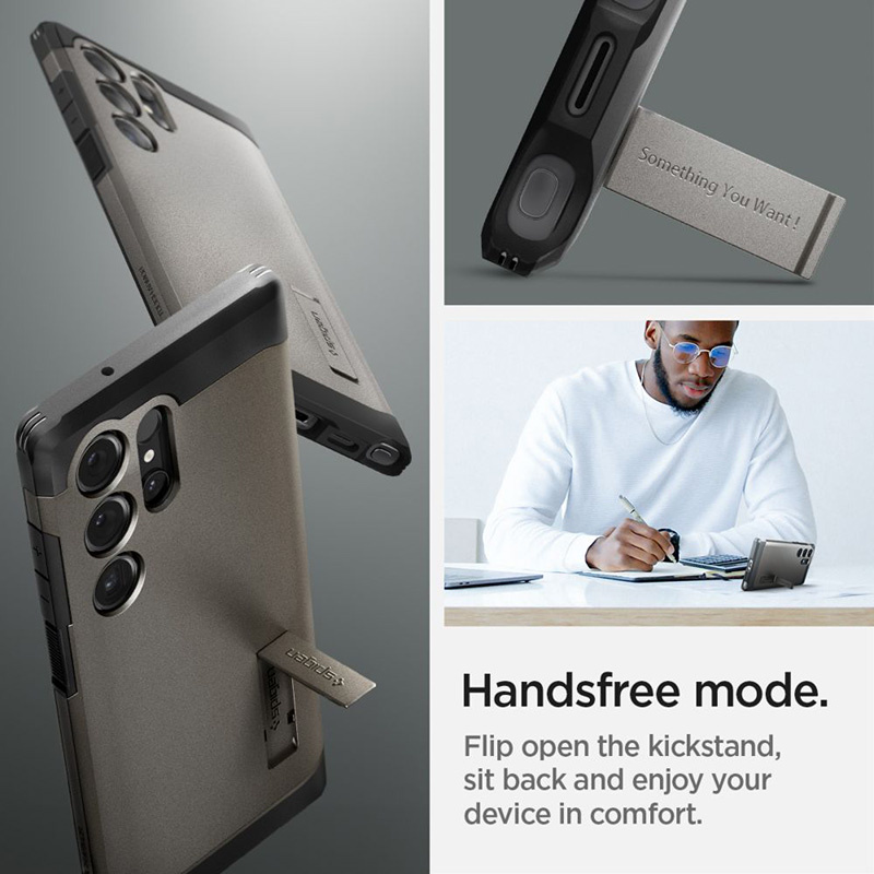 Spigen Tough Armor - Etui do Samsung Galaxy S24 Ultra (Gunmetal)