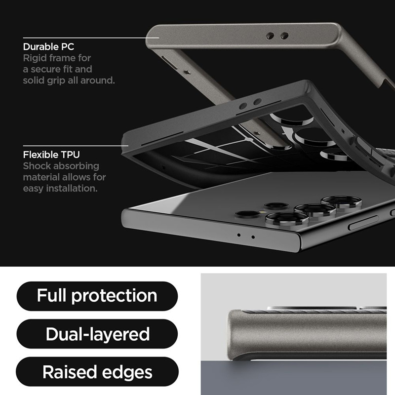 Spigen Neo Hybrid - Etui do Samsung Galaxy S24 Ultra (Gunmetal)