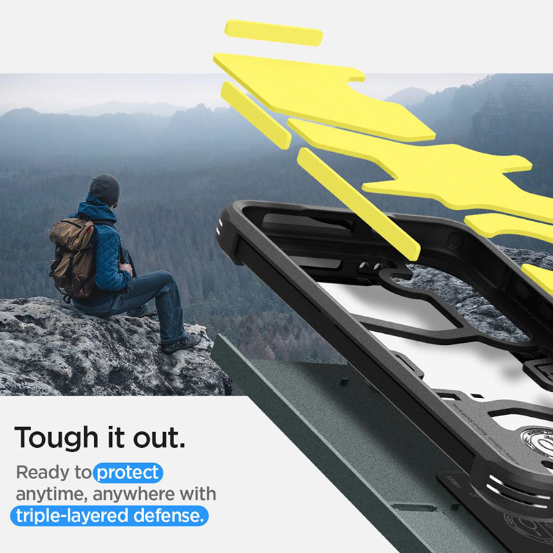 Spigen Tough Armor - Etui do Samsung Galaxy S24 (Abyss Green)