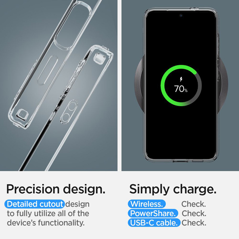 Spigen Liquid Crystal - Etui do Samsung Galaxy S24+ (Przezroczysty)
