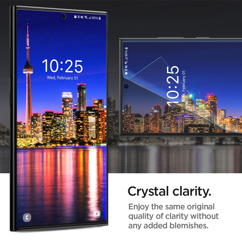Spigen Neo Flex 2-Pack - Folia ochronna 2 szt. do Samsung Galaxy S24 Ultra (Przezroczysty)