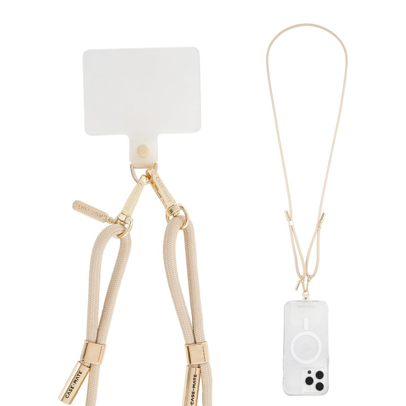 Case-Mate Phone Crossbody Rope – Smycz / pasek na ramię do telefonu (Beige)