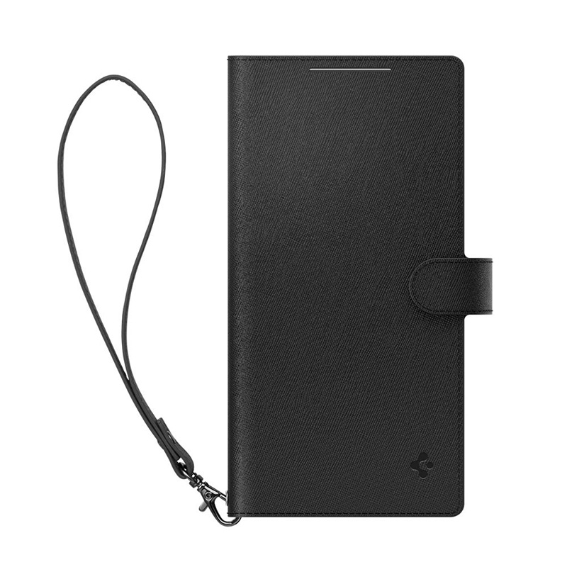 Spigen Wallet S Plus - Etui do Samsung Galaxy S24 Ultra (Czarny)
