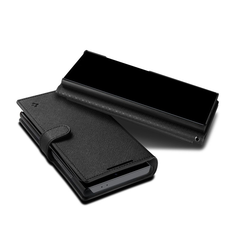 Spigen Wallet S Plus - Etui do Samsung Galaxy S24 Ultra (Czarny)