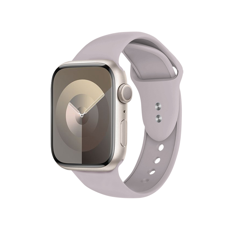 Crong Liquid - Pasek do Apple Watch 38/40/41 mm (szara lawenda)