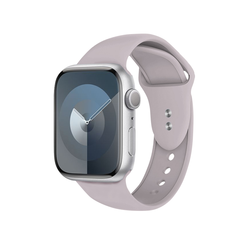 Crong Liquid - Pasek do Apple Watch 38/40/41 mm (szara lawenda)