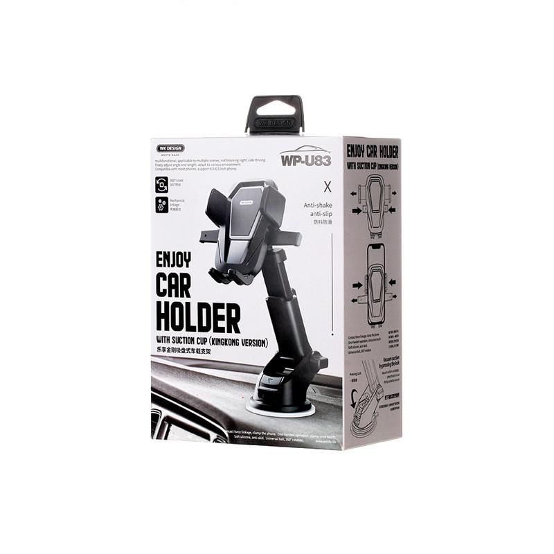 WEKOME WP-U83 King Kong Series - Mechaniczny uchwyt samochodowy do telefonu 4,7”- 6,5” (Czarny)