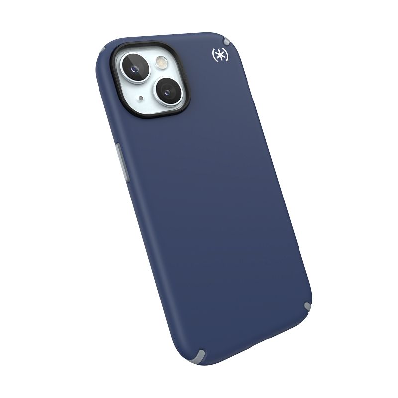 Speck Presidio2 Pro MagSafe - Etui iPhone 16e / iPhone 15 / iPhone 14 / iPhone 13 (Coastal Blue / Dust Grey / White)