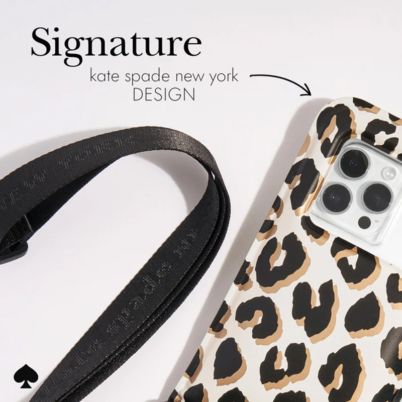 Kate Spade New York Waterproof Floating Pouch - Etui wodoodporne do smartfonów do 6.7" (City Leopard)
