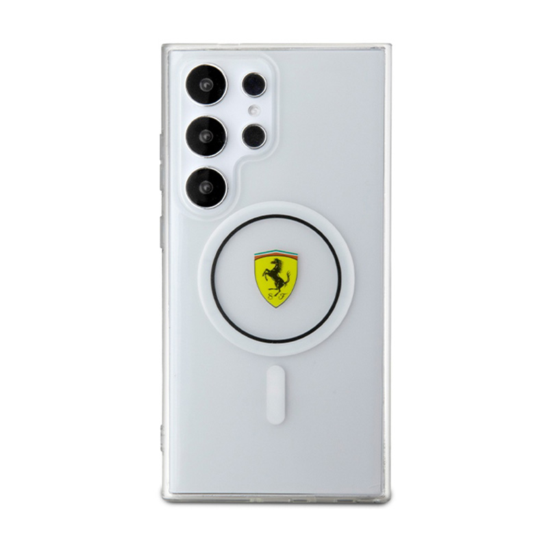 Ferrari IML Transp Inner Circle Line MagSafe - Etui Samsung Galaxy S24 Ultra (przezroczysty)