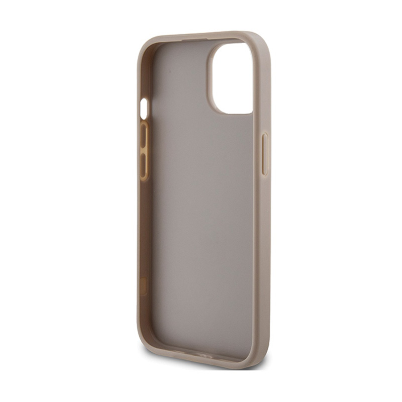 Guess 4G Triangle Metal Logo - Etui iPhone 15 (biały)