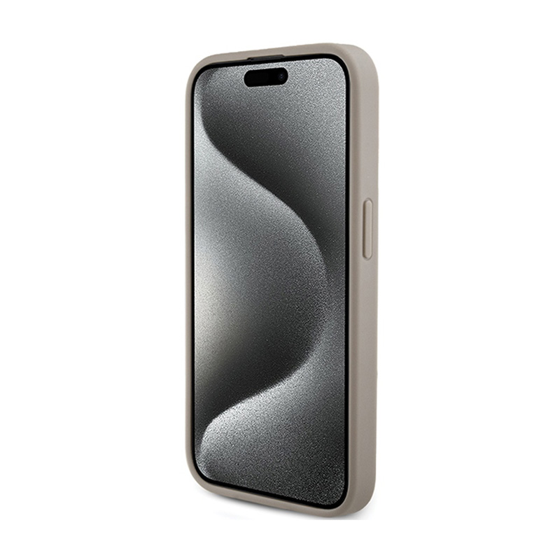 Guess 4G Triangle Metal Logo - Etui iPhone 15 Pro Max (biały)