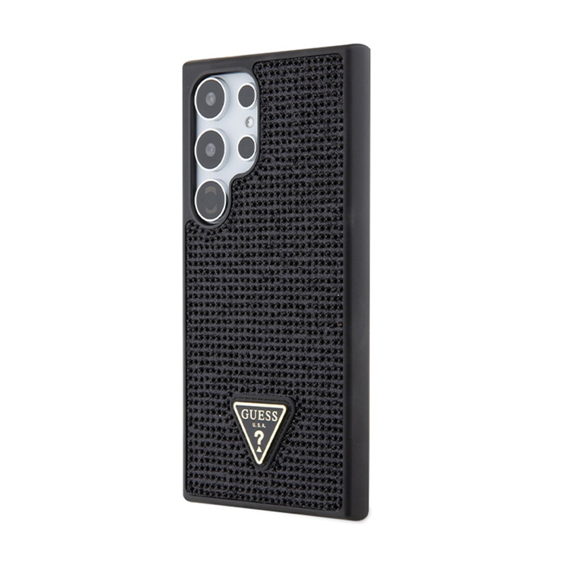 Guess Rhinestone Triangle - Etui Samsung Galaxy S24 Ultra (czarny)