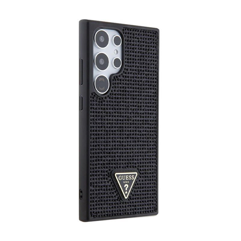 Guess Rhinestone Triangle - Etui Samsung Galaxy S24 Ultra (czarny)
