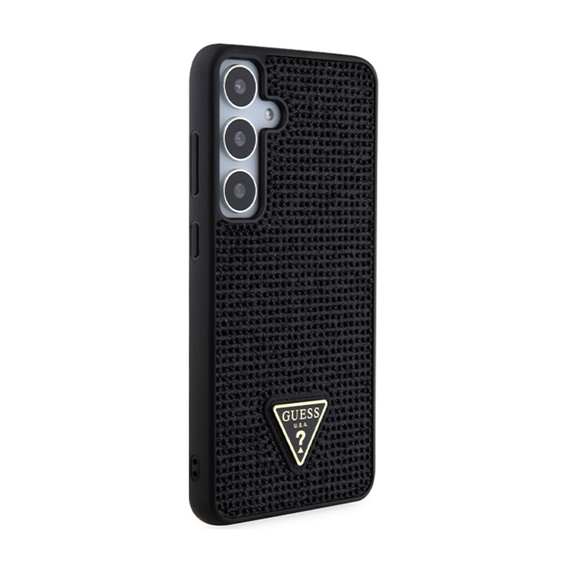 Guess Rhinestone Triangle - Etui Samsung Galaxy S24+ (czarny)