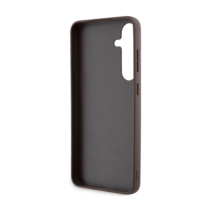 Guess 4G Triangle Metal Logo - Etui Samsung Galaxy S24+ (biały)