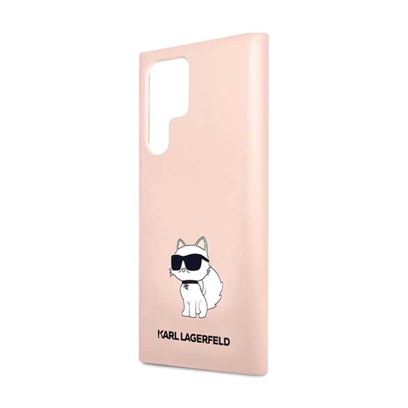 Karl Lagerfeld Silicone Choupette - Etui Samsung Galaxy S24 Ultra (różowy)