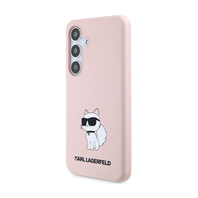 Karl Lagerfeld Silicone Choupette - Etui Samsung Galaxy S24+ (różowy)
