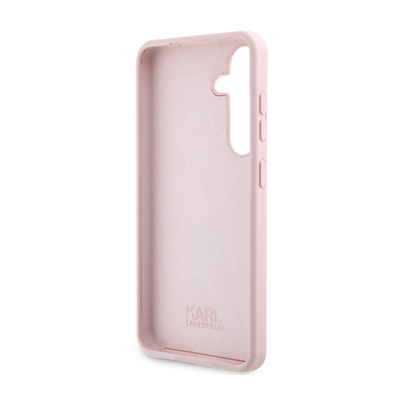 Karl Lagerfeld Silicone Choupette - Etui Samsung Galaxy S24+ (różowy)