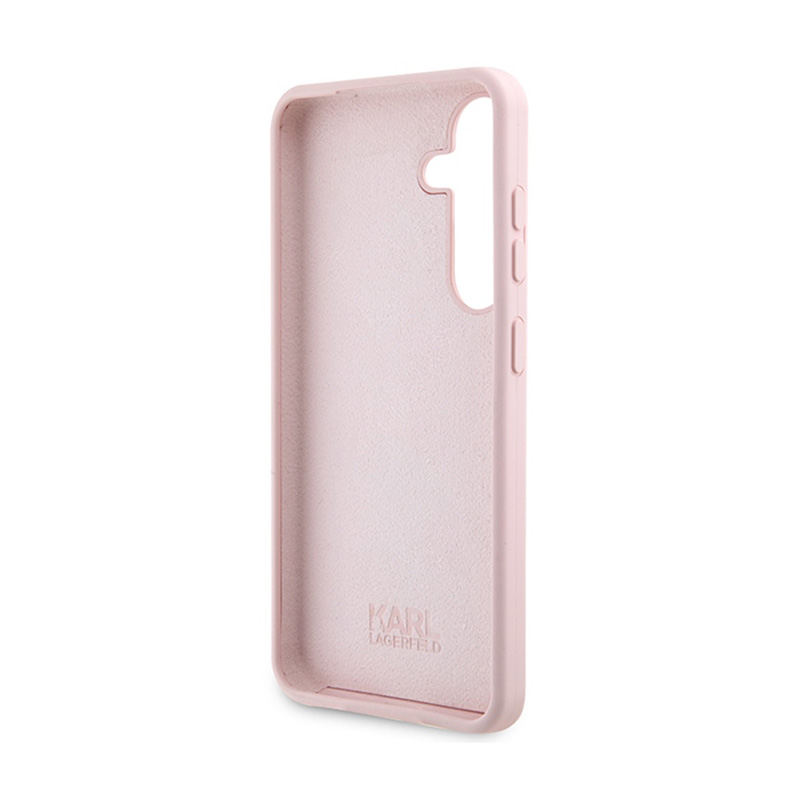 Karl Lagerfeld Silicone Choupette - Etui Samsung Galaxy S24 (różowy)