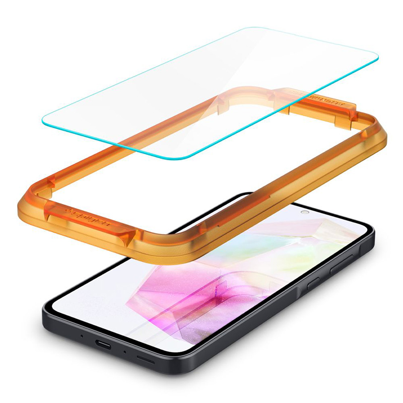 Spigen Alm Glas.TR 2-Pack - Szkło hartowane do Samsung Galaxy A35 5G (2 szt.) (Przezroczysty)