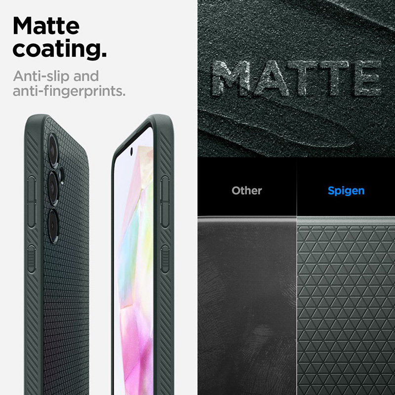 Spigen Liquid Air - Etui do Samsung Galaxy A35 5G (Abyss Green)