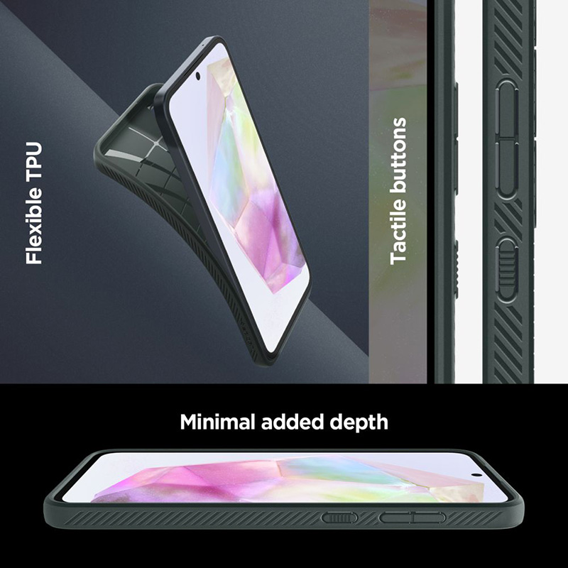 Spigen Liquid Air - Etui do Samsung Galaxy A35 5G (Abyss Green)