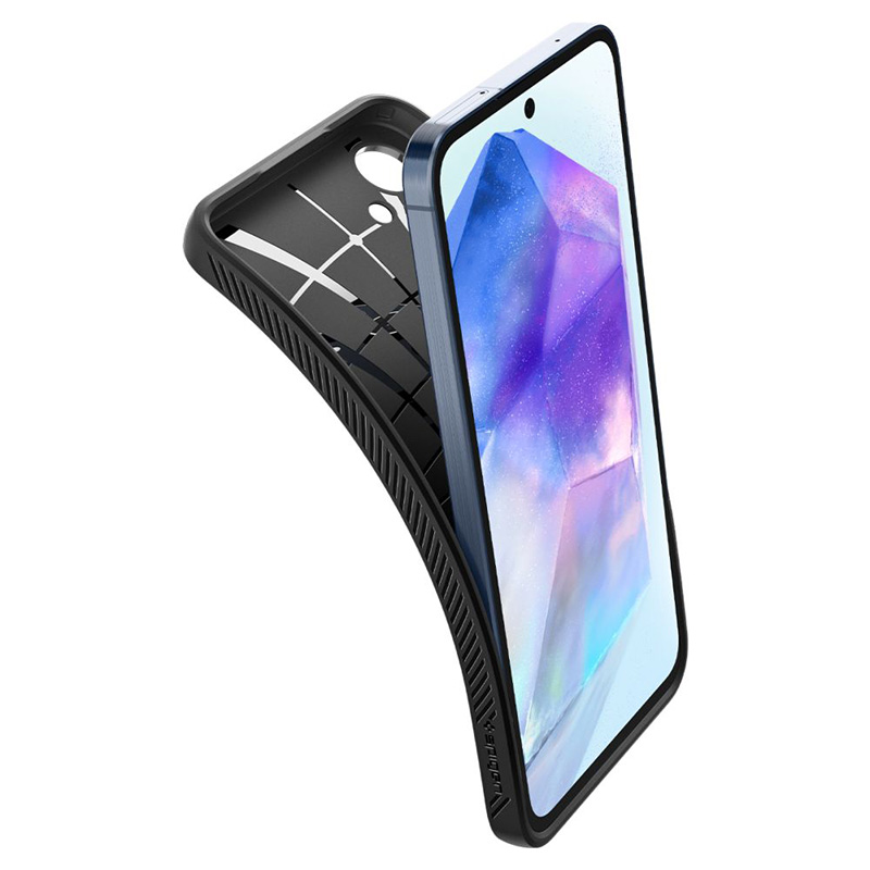 Spigen Liquid Air - Etui do Samsung Galaxy A55 5G (Matte Black)