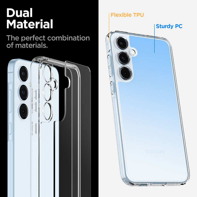 Spigen Ultra Hybrid - Etui do Samsung Galaxy A55 5G (Przezroczysty)