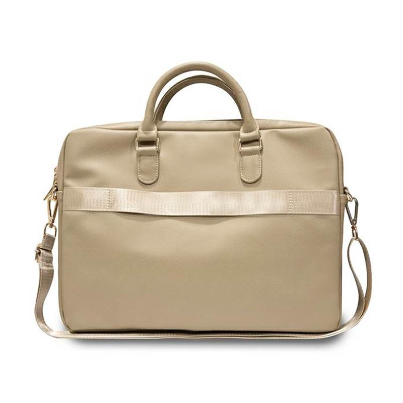 Guess Triangle 4G Computer Bag - Torba na notebooka 15" / 16" (złoty)