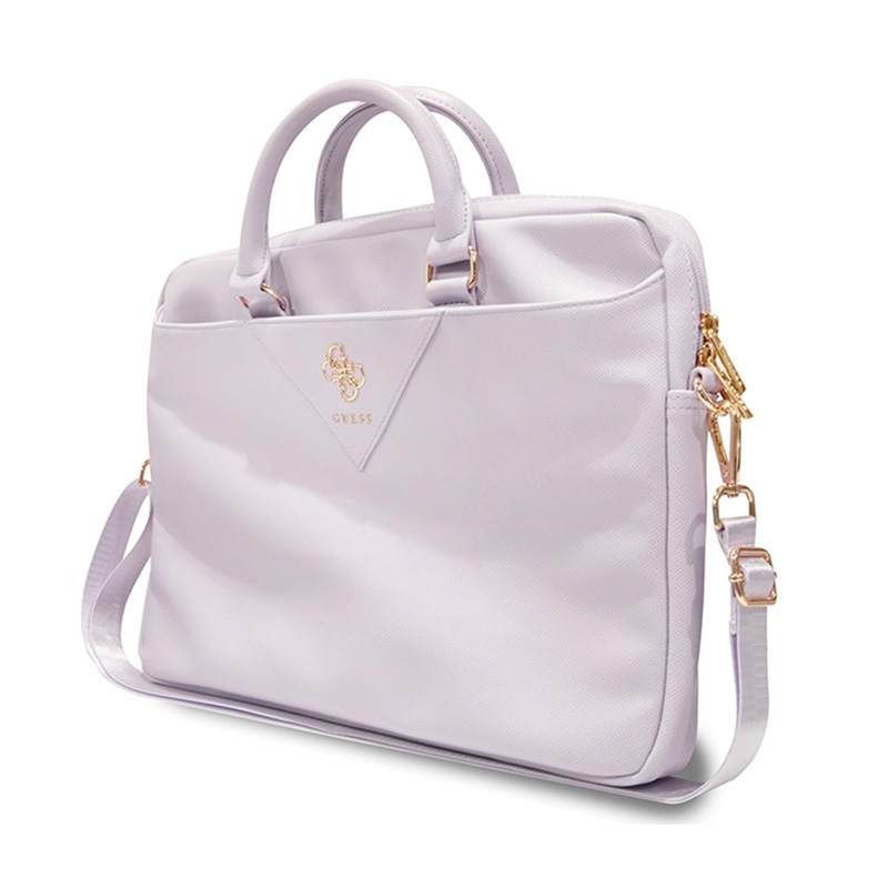 Guess Triangle 4G Computer Bag - Torba na notebooka 15" / 16" (fioletowy)