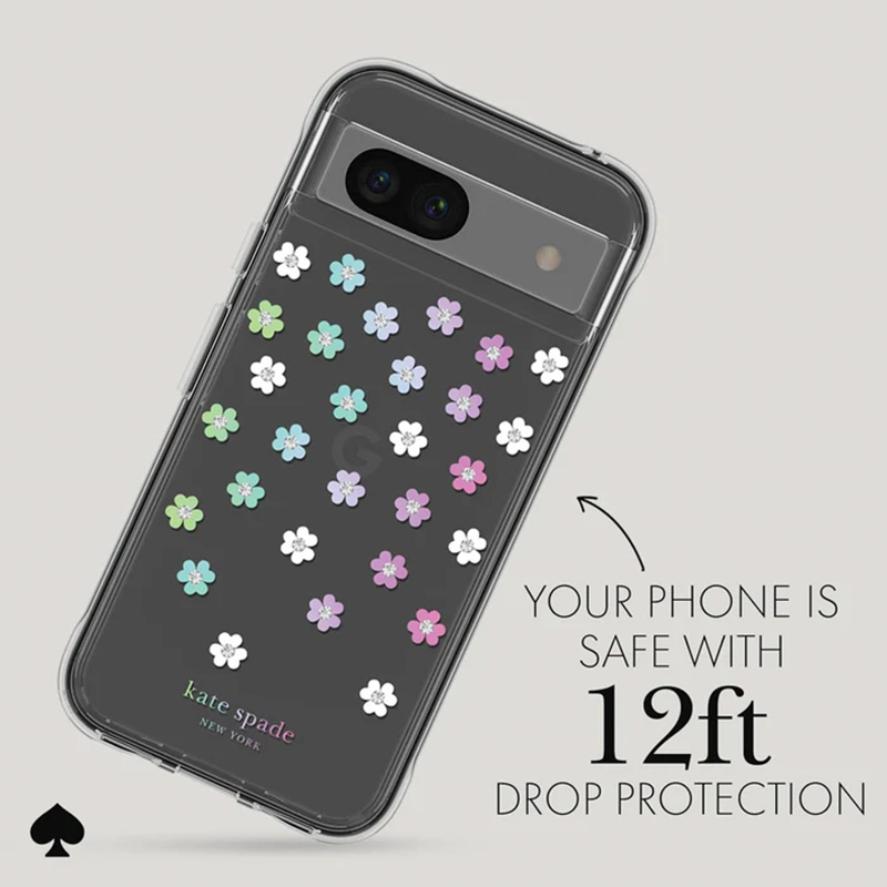 Kate Spade New York Protective Case - Etui Google Pixel 8A (Scattered Flowers)