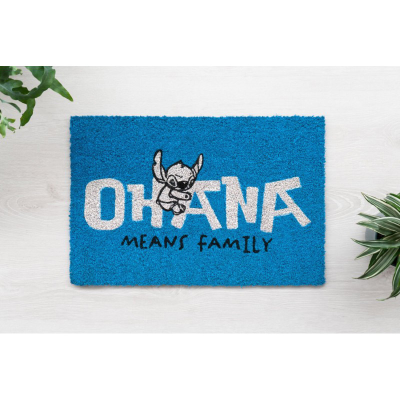 Disney Stitch - Wycieraczka (40 x 60 cm) (niebieski)