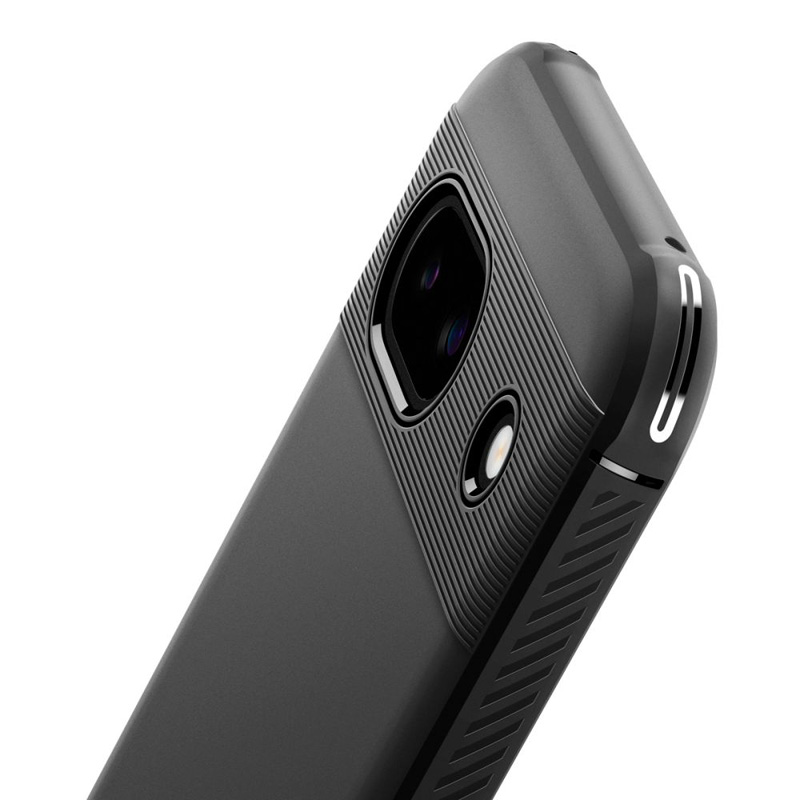 Spigen Rugged Armor - Etui do Google Pixel 8A (Czarny)